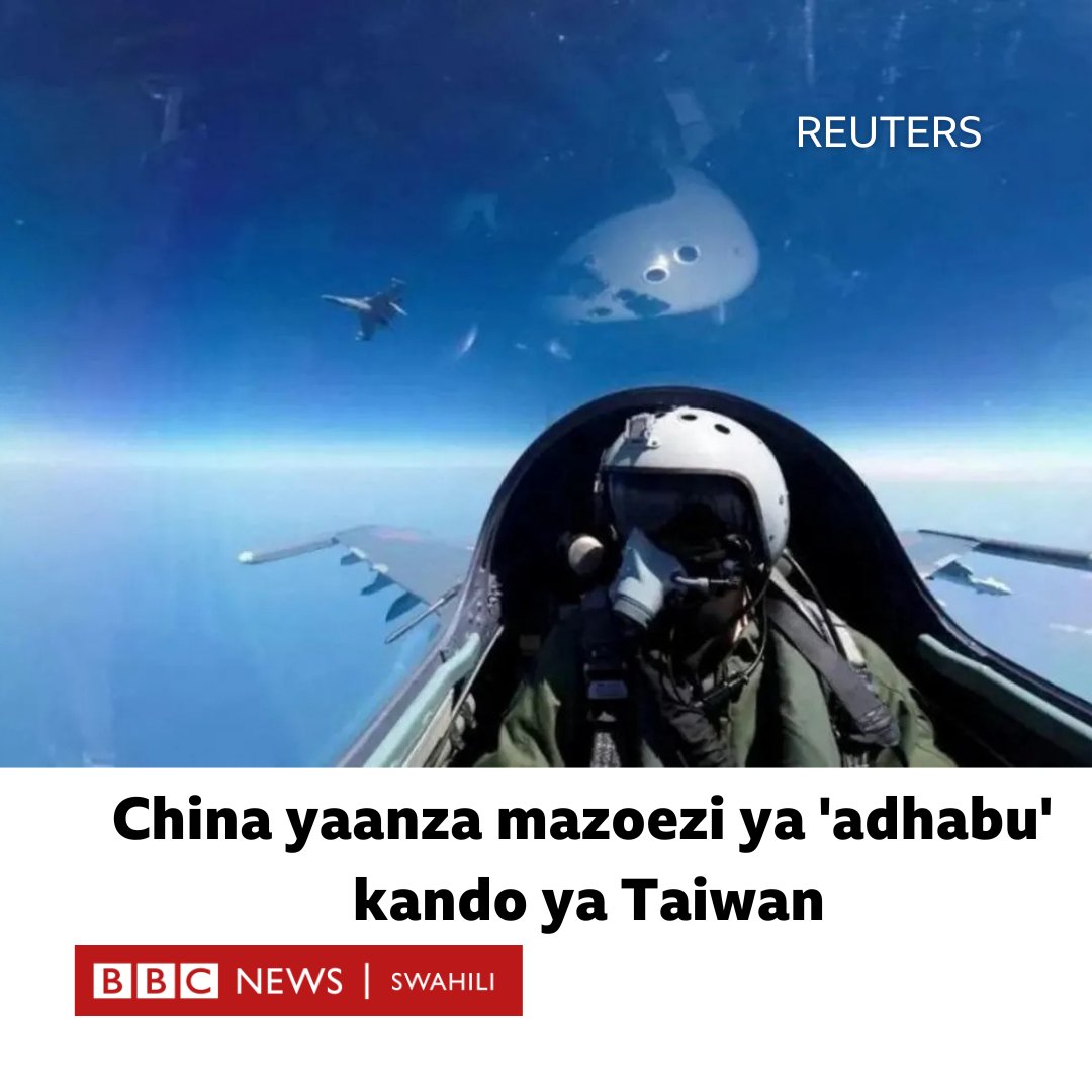 China inafanya mazoezi ya kijeshi kuzunguka Taiwan bbc.in/4bT74Hf