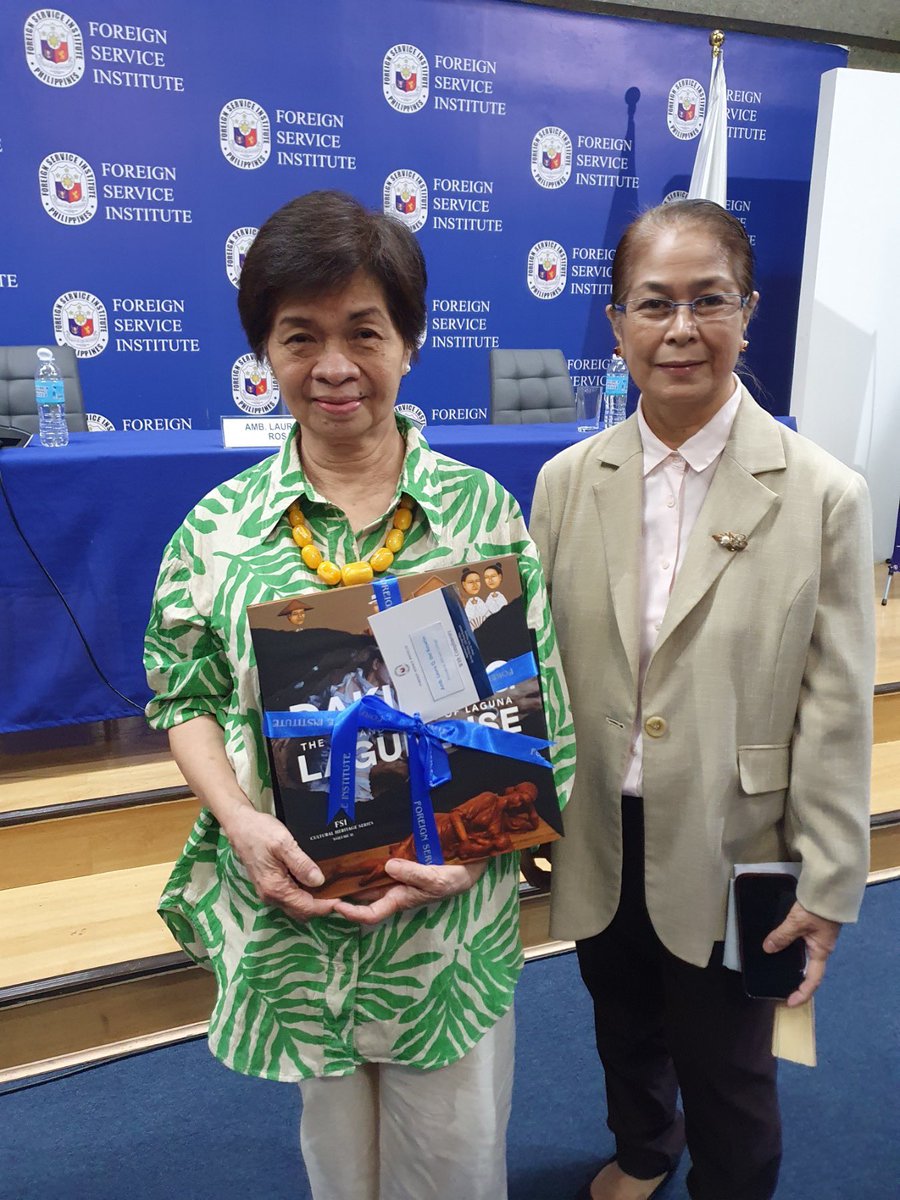 LOOK: At the Mangrove Forum organized by the Department of Foreign Affairs @DFAPHL (Foreign Service Institute), which showcases the esteemed recipients of the prestigious Ramon Magsaysay Award, Celebrating the theme 'Greatness of Spirit.' @gmanews