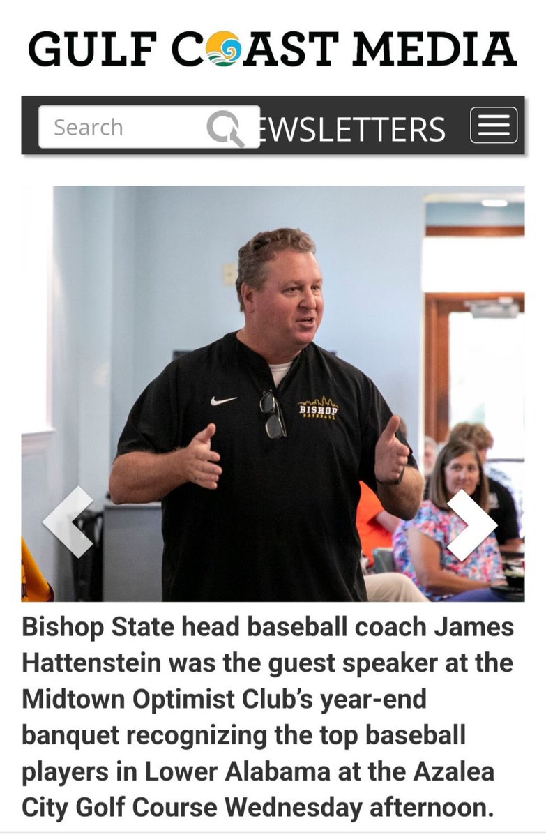 James E. Hattenstein (@jhattenstein) on Twitter photo I am honored to be a part of such a wonderful event for our top baseball players and coaches in the Mobile/Baldwin County area. Thank you to Joey Warner and the Mobile Optimist Club for creating positive memories for these athletes 🙌🏽 💪 <a href="/GCMSportsAL/">Gulf Coast Media Sports</a> I am honored to be a part of such a wonderful event for our top baseball players and coaches in the Mobile/Baldwin County area. Thank you to Joey Warner and the Mobile Optimist Club for creating positive memories for these athletes 🙌🏽 💪 <a href="/GCMSportsAL/">Gulf Coast Media Sports</a>