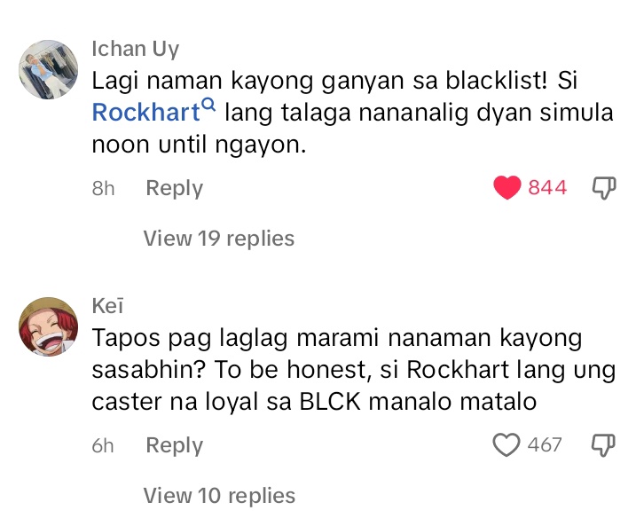 yessss, kaya favorite caster ko rin talaga si master rockhart 🖤