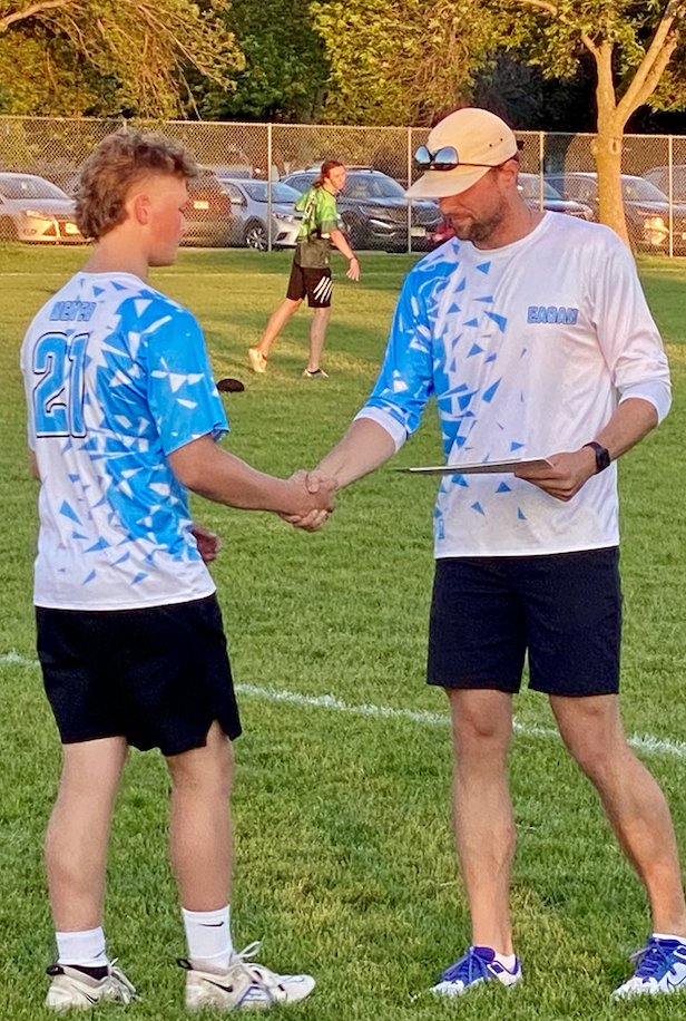 In other awards this evening Cole M, Alex N and Owen N were all selected to the 2024 South Suburban All Conference Team!!! Head Coach Cody R was voted as the 2024 South Suburban Coach of the Year!!!

<a href="/Eagan_Athletics/">Eagan Wildcats</a>