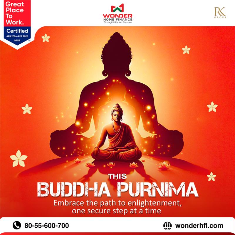 🌕 This Buddha Purnima, let's embrace the light of wisdom and compassion. Just as Lord Buddha enlightened the path of peace, love and truth, let us guide you towards securing the foundation of your dreams. 🏡 Celebrate new beginnings and the journey of creating a home filled with