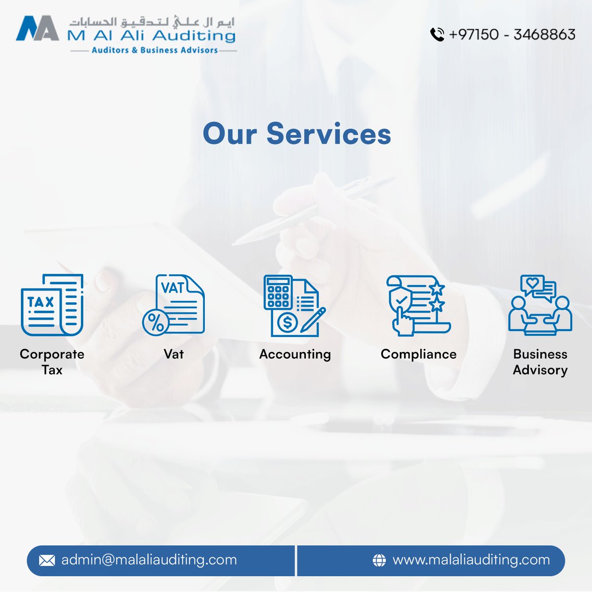 M_Al_Ali_Audit's tweet photo. 🚨Attention Taxpayers! Register by May 31st for Corporate Tax Compliance or Face Penalties. 
Reach us today to schedule a consultation for your corporate tax registration process. 

#CorporateTaxRegistration #AvoidPenalties #TaxCompliance #MAiAli #UAEcorporatetax https://t.co/gQ4q8c365f