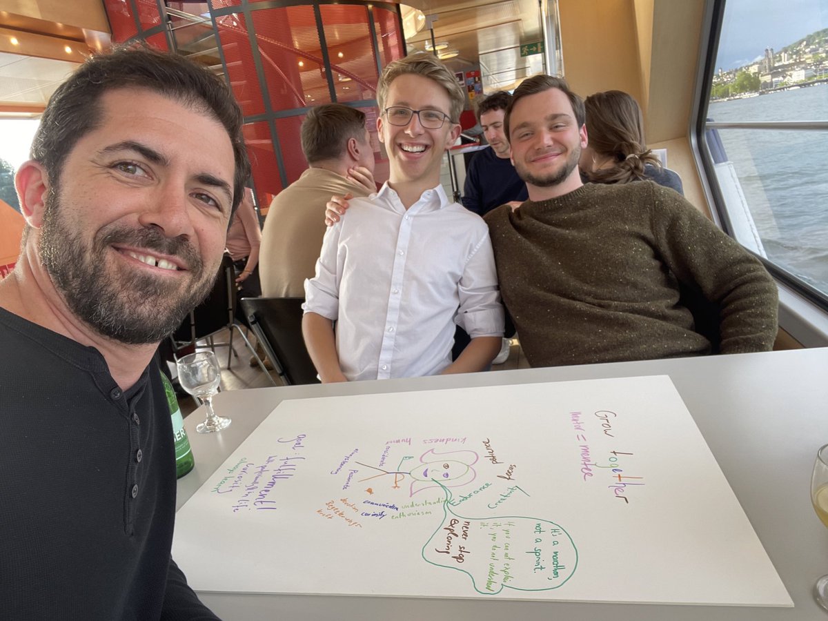 Thank you <a href="/youngSCS1/">youngSCS</a> for superb organization and the idea to bring together mentors and mentees to interact and learn from one another! <a href="/_MariePerrin/">Marie Perrin</a> <a href="/Stefan_P_Schmid/">Stefan Schmid (Neurips 2024)</a> <a href="/maglederb/">Magdalena Lederbauer</a> <a href="/SwissChemistry/">Swiss Chemical Society</a> <a href="/ETH_DCHAB/">D-CHAB</a> <a href="/UZH_Chemistry/">UZH Chemistry</a> <a href="/JuricekLab/">JuricekLab</a>