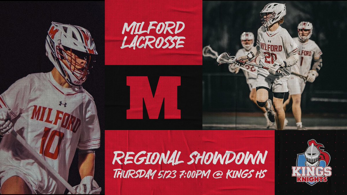 We’ve got a bone 🦴 to pick with the Knights and it’s time to return the favor! We’ve got nothing to lose and something to prove! Let’s keep this lacrosse 🥍 run rolling and stay on 🔥! @clersunsports @milfordhseagles @MHSLacrosse_ @mlaughman @BConnellysports @JWeberSports