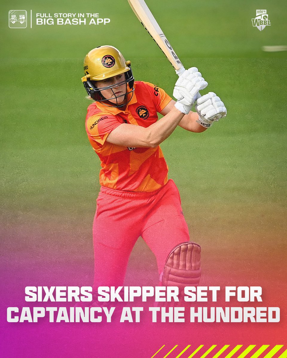 The first and only player so far to captain 100 WBBL matches, @EllysePerry, is set to lead the Birmingham Phoenix at @thehundred in 2024!