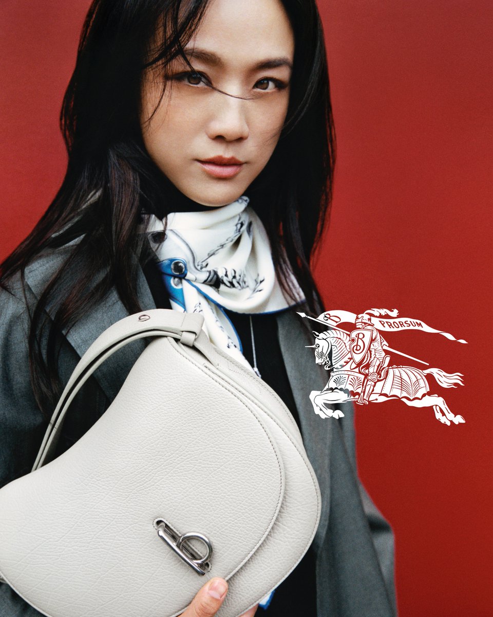 Tang Wei with the Rocking Horse bag #Burberry brby.co/PqaddH