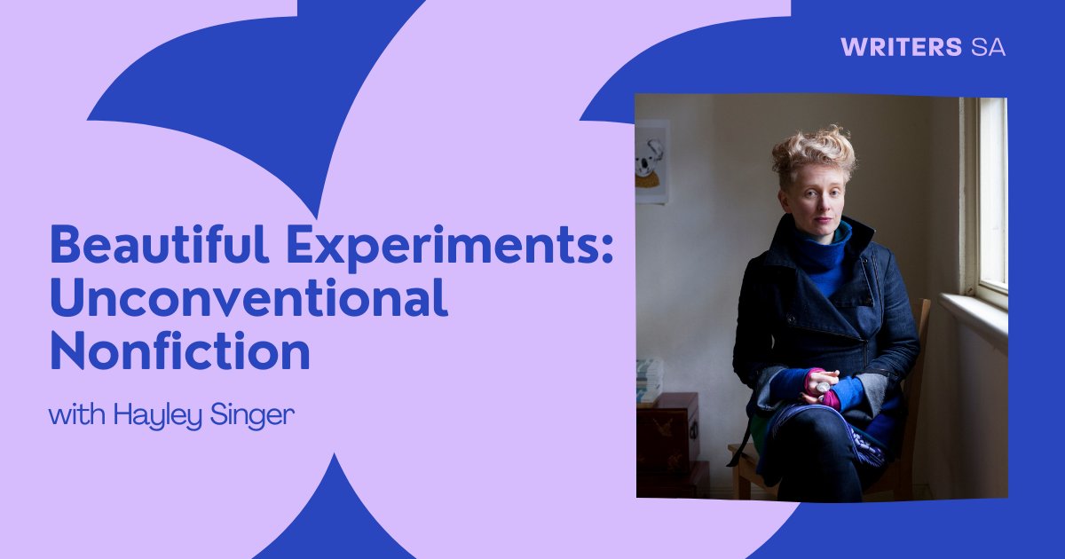 Join author, university lecturer, and 2024 Stella Prize shortlister Hayley Singer for Beautiful Experiments: Unconventional Nonfiction, an exploratory workshop to challenge and ignite nonfiction writing that can’t be put in a box or ever called ordinary...
writerssa.org.au/event-registra…