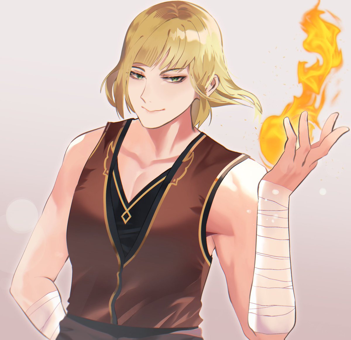 ㅤ
ㅤ  「 Now show me what you've got. Any amount of fire you can make. 」
ㅤ