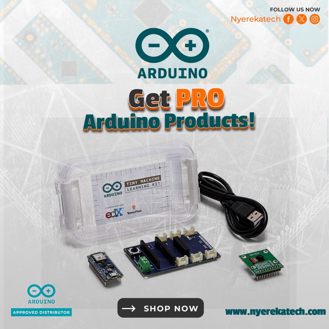 nyerekatech's tweet image. Start your Arduino projects with our Arduino Pro Products. We offer also the technical assistance and support. Visit nyerekatech.com now
#arduino #ArduinoPro
