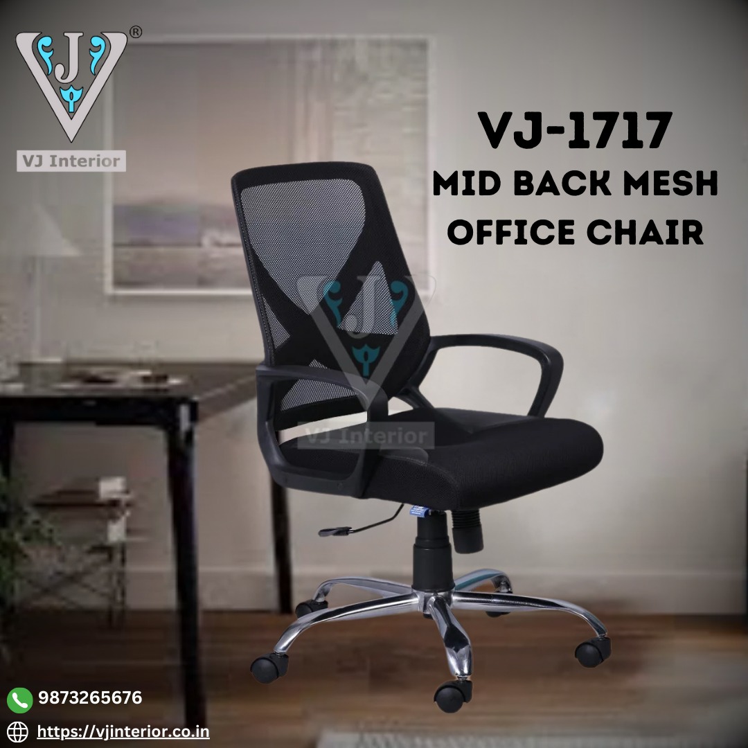 VJ-1717
Mid Back Mesh Office Chair 
.
Contact us for the latest pricing & availability:👇
💌Mail: vjinterio@gmail.com
📞Phone No.: 9873265676 (Call / Whatsapp
.
#vjinterior #vjfurniture #furnituredesign #furniture #bestquality #bestfurniture #meshchair #officechair #chairstyle