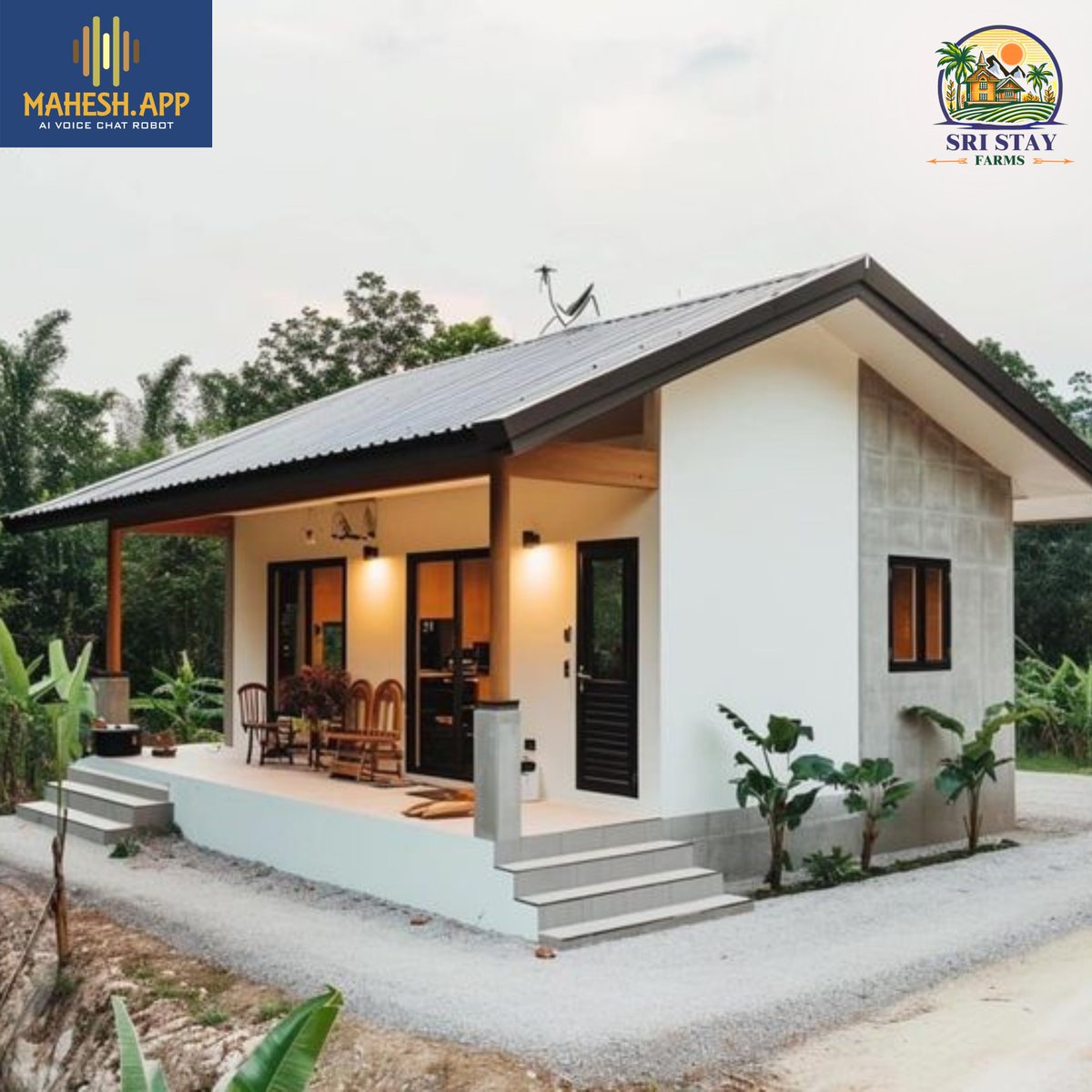 Discover serenity in our modern wooden homes at Sri Stay Farms. Embrace sustainable living in the heart of nature. 🌿🌟 #SriStayFarms #SustainableLiving #ModernHomes #EcoFriendly #NatureInspired