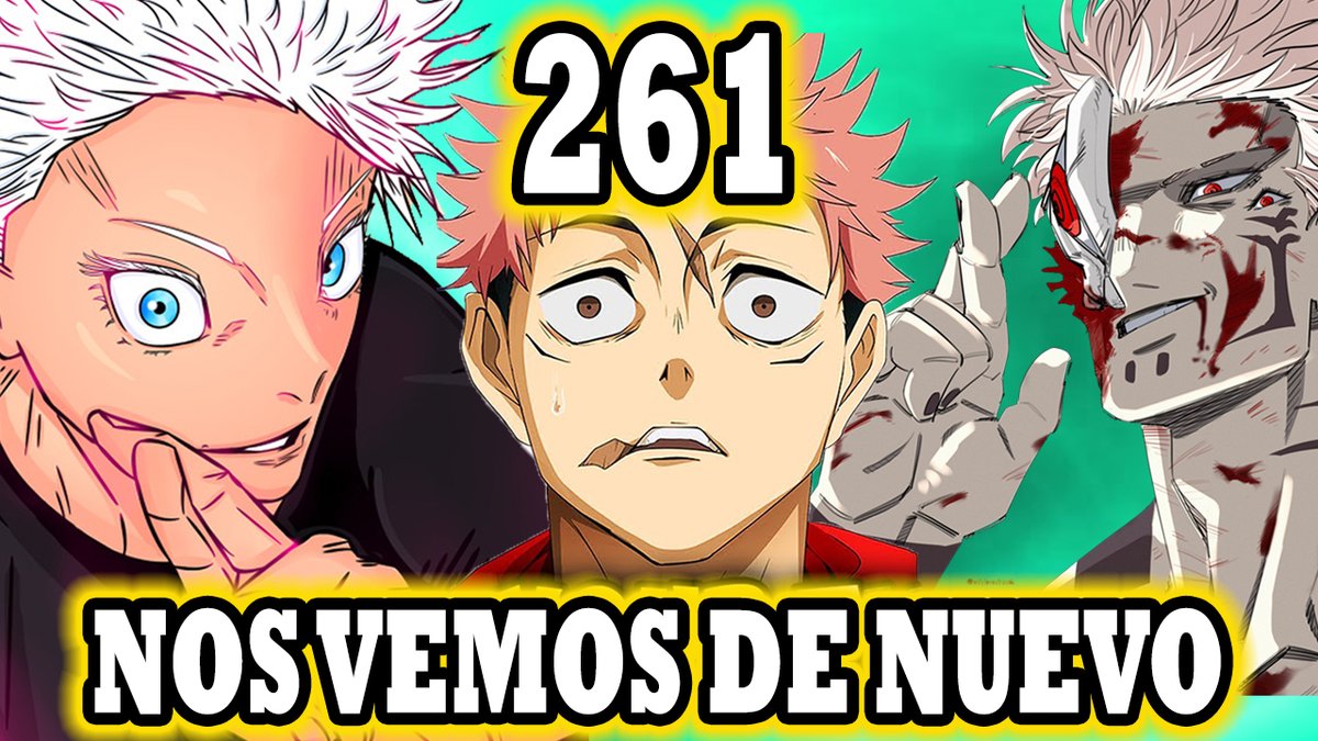 ¡GOJO REGRESO! Pero no como queríamos y CREÍAMOS🤨😱 ¡Vente a leer los SPOILERS del MANGA 261 de JUJUTSU KAISEN nakama 🥹

twitch.tv/mikeaprz

#JujutsuKaisen #jjkspoilers #jjk261 #AniMikeShow