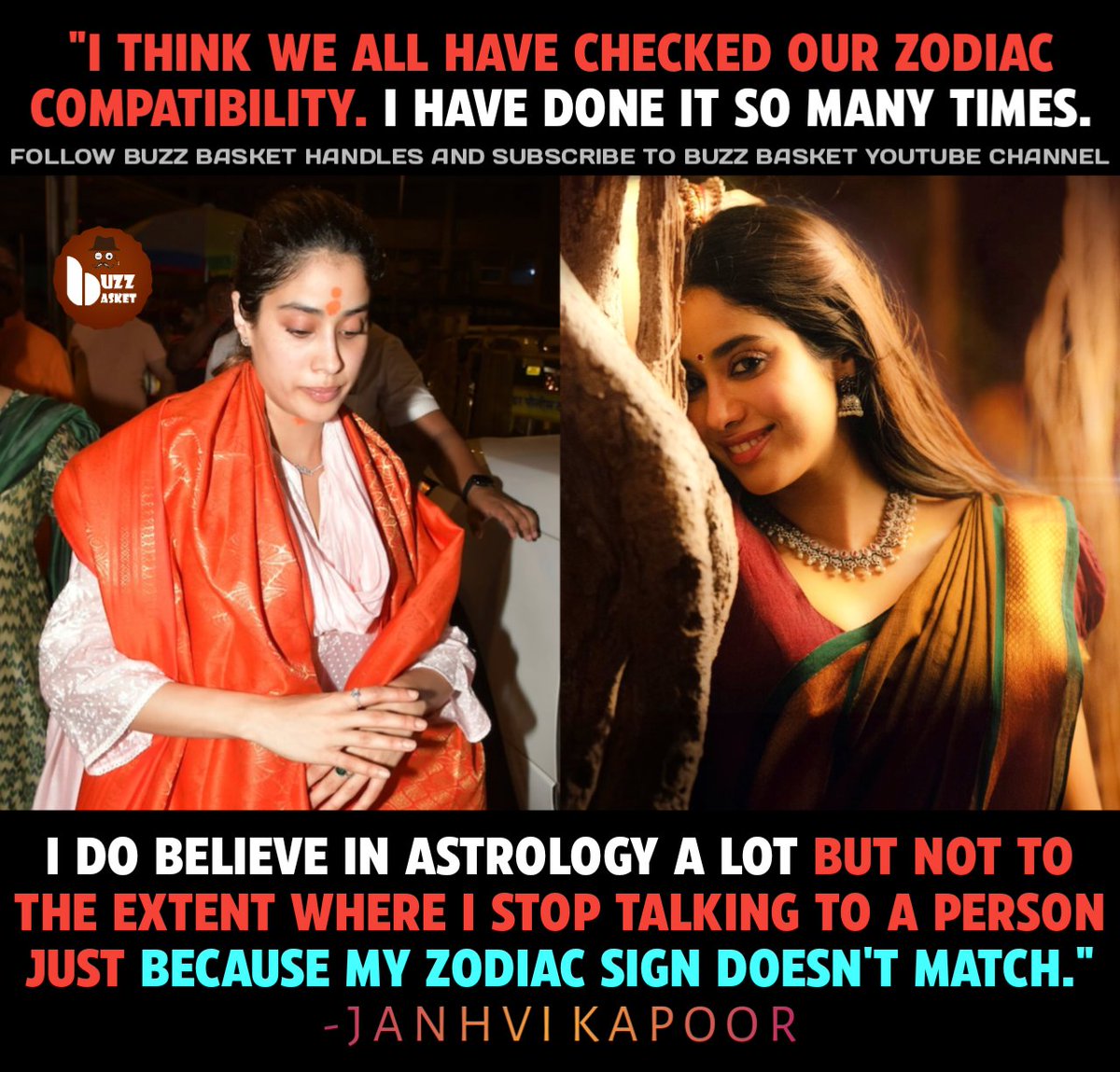 I do believe in Astrology a lot - #JanhviKapoor