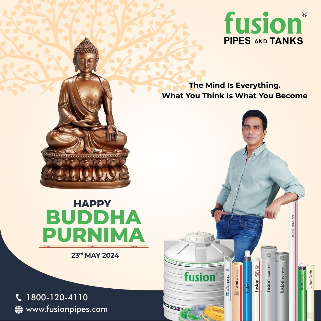 As we celebrate Buddha Purnima, may we all be inspired to walk the Noble Eightfold Path towards a more mindful and fulfilling life.
#fusionindustrieslimited
#thinkofqualitythinkoffusion
#noconfusiononlyfusion