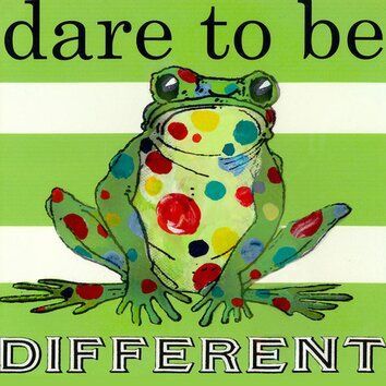 Dare to be different. #WednesdayWisdom #WednesdayThoughts #GoldenHearts #DareToBeDifferent #Dare