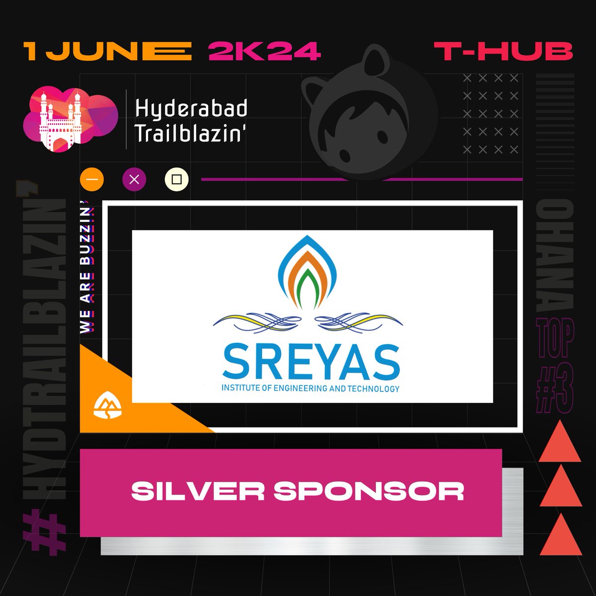 Hyderabad Trailblazin' (@hydtrailblazin) on Twitter photo Revealing our Silver Sponsor - 🏅<a href="/sreyasinstitute/">Sreyas Institute of Engineering and Technology</a>🏅 , located in Hyderabad, is a prominent educational institution that has achieved significant milestones over the years.
Thank you for joining us in our Trailblazin' Journey!🤝
#HydTrailblazin
(1/ 🧵) Revealing our Silver Sponsor - 🏅<a href="/sreyasinstitute/">Sreyas Institute of Engineering and Technology</a>🏅 , located in Hyderabad, is a prominent educational institution that has achieved significant milestones over the years.
Thank you for joining us in our Trailblazin' Journey!🤝
#HydTrailblazin
(1/ 🧵)