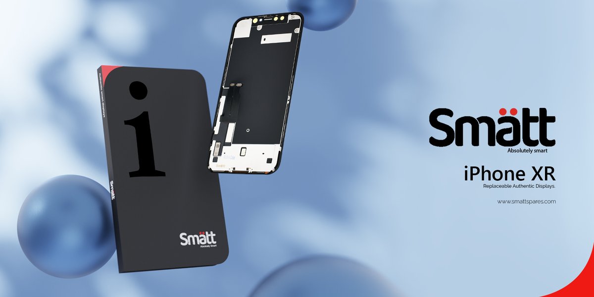 Restore your iPhone XR's brilliance and enjoy a like-new experience! 

For inquiries or purchases: smattspares.com
.
.
#iPhone #iPhoneDisplay #smatt #vibrantvisuals #TechTrends #DisplayUpgrade #ScreenReplacement #crystalcleardisplay #iPhoneScreen #iPhoneXR