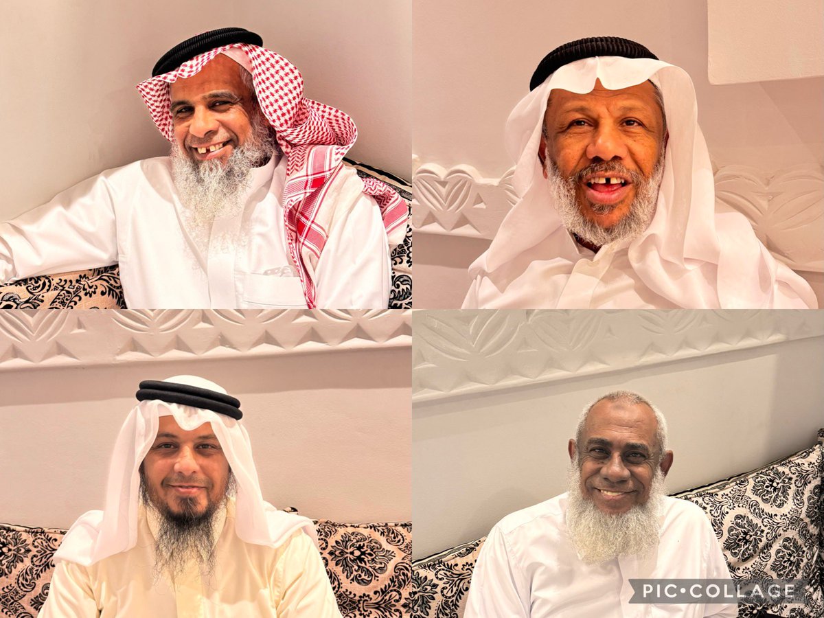ALKHOFY's tweet photo. الأحد 11 ذو القعدة (19 مايو)

في زيارة أصول هذه الأسرة الكريمة إلى منزل الشيخة رند بنت عبدالقدير، (أم عادل)، بعد عشاء يوم الأحد 11 ذو القعدة، رأينا أكثر من تَهَلُّ��ِ الوجه والأريحية، والبشاشة، وحسن الاستقبال، رأينا أيضًا جمال المكان ونظافته وأناقته، رأينا تعدد أصناف الطعام ووفرته وجودته، رأينا الذوقيات في إعداد مائدة الطعام، رأينا الجَمَال في أبهى صُوَره وعَاطر رَائِحَتَه.

وزاد جمال هذه الزيارة، التقائنا بأبنائنا وفلذات أكبادنا، أولاد الشيخ فيصل بن سعد، ذكورًا وإناثًا، استمعنا إلى أخبارهم، ورأينا بعض مهاراتهم، فكان التحفيز اللفظي والمعنوي والمادي متوافرًا، واللقاء أسريًا دافئًا إيجابيًا، يحكي معنى الأسرة الواحدة، التي غرس بذرتها الوالد سعد بن عبداللطيف، والوالدة نوره بنت هذلول، رحمهما الله تعالى.

شارك في هذه الزيارة، عميد أسرة آل سعد، الشيخ عبداللطيف بن سعد، والشيخ الكريم محمد بن سعد، والشيخ أنور بن سعد، والشيخ عادل بن سعد، والشيخة سعاد بنت سعد، والشيخ فيصل بن سعد، والشيخ عبدالرحمن بن سعد، بحضور وتفاعل أبناء الشيخ فيصل حفظهم الله تعالى.

شكرًا للشيخة رند، وشكرًا لوالدتها الكريمة (أم عبدالقيوم)، جعله الله منزلاً عامرًا بذكره سبحانه، وحسن عبادته، وألَّفَ بين قلوبكم، وجمع شملكم، وصرَفَ عنكم كل سوء ومكروه، اللهم آمين.