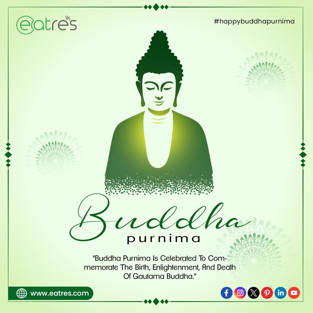 eatresolution's tweet photo. On this #BuddhaJayanti, let us strive to follow a path of #peace, compassion, non-violence and harmony, just as the #Buddha did. Happy #BuddhaPurnima 🤲

 #happybuddhapurnima #GautamBuddha #Buddhism #buddhaseeds #pos #pointofsale #cafepos #barpos #technology #बुद्ध_पूर्णिमा https://t.co/vrUSq5c86M