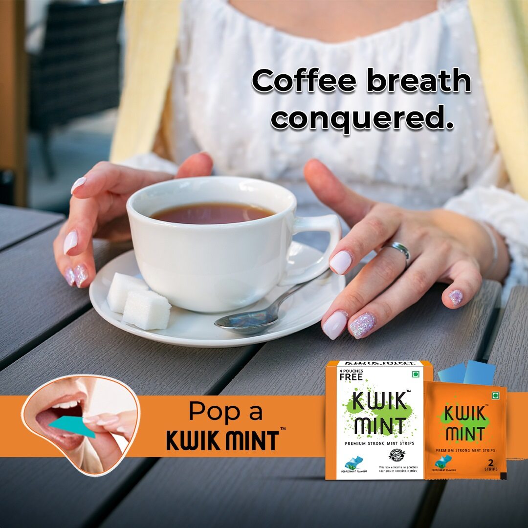 kwikmintIndia's tweet photo. Love your morning coffee, but not the lingering breath? Don't worry, Kwik Mint has you covered! Pop a strip to conquer coffee breath and enjoy fresh confidence all day long.

Pop a Strip, Feel Fresh! 

🔗 Link Link  https://t.co/96C7HBEWHu

#kwikmint #instantfreshness https://t.co/gc2gcbGQNl