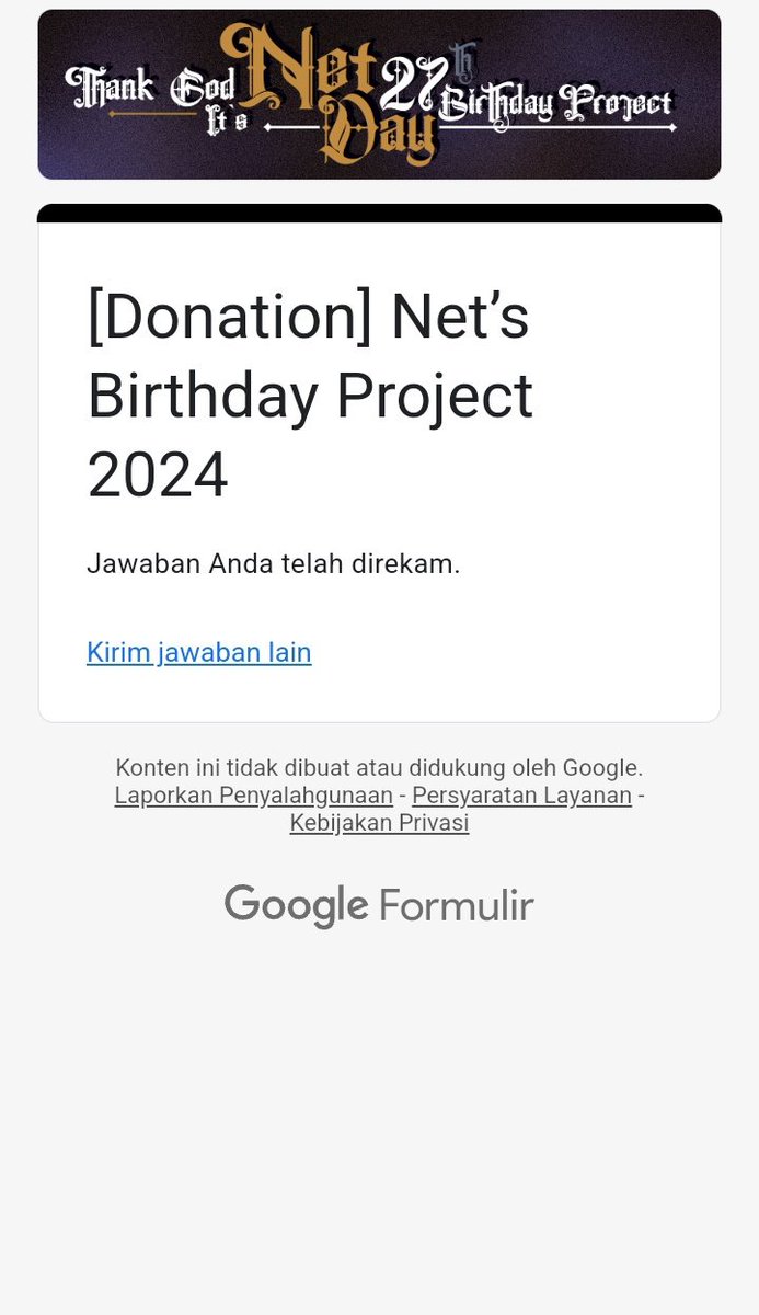 justfangirlarea's tweet image. Thank you for donate @Bun_for_NJ
 🖤

#Net27thBDProject
#ThankGodItsNETDay