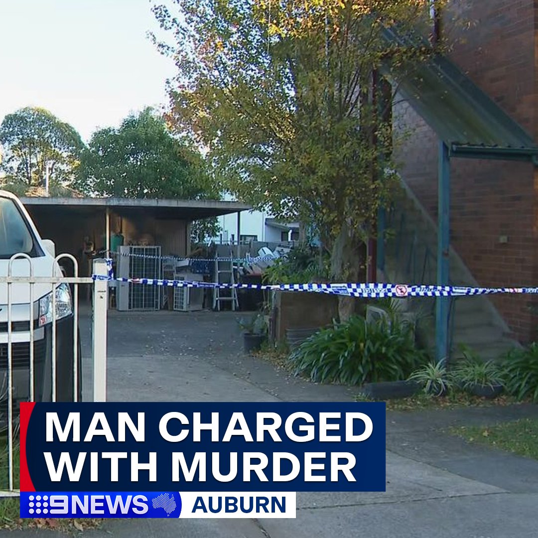 A 32-year-old man has been charged with murder, after another man, believed to be in his 50s, was found dead in an Auburn unit last night. Officers say the men knew each other. #9News READ MORE: nine.social/Igy