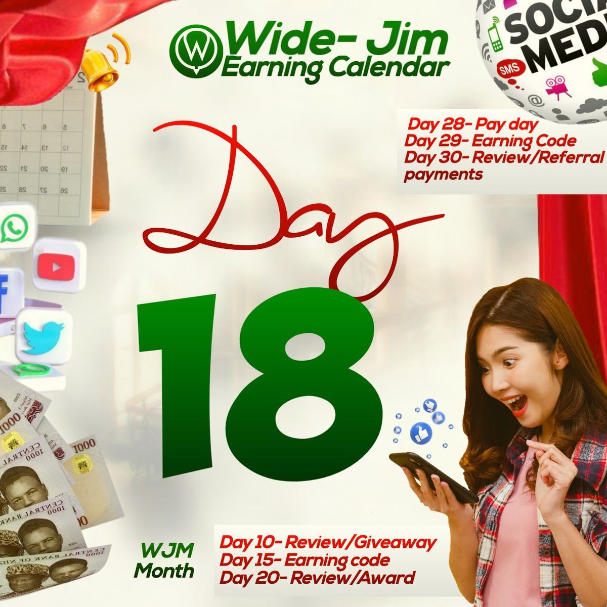 WideJimAds's tweet photo. 🌟 Attention Wide-Jim Earners! 🌟

Day 18 is here—time to boost your earnings! Whether you're a seasoned member or new with an earning code, push harder and complete every task precisely.

Let's strive for excellence and reach new heights together! 💼💰 #EarningSuccess https://t.co/zWzAdoja5Y