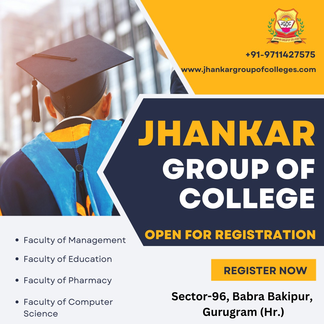 #Best #MBA #BBA #BCA #B.Ed. #JBT/ #D.EL.Ed. (Diploma In elementary Education) #D.Pharma / #COLLEGE IN #GURUGRAM jhankargroupofcolleges.com / +91-9711477575