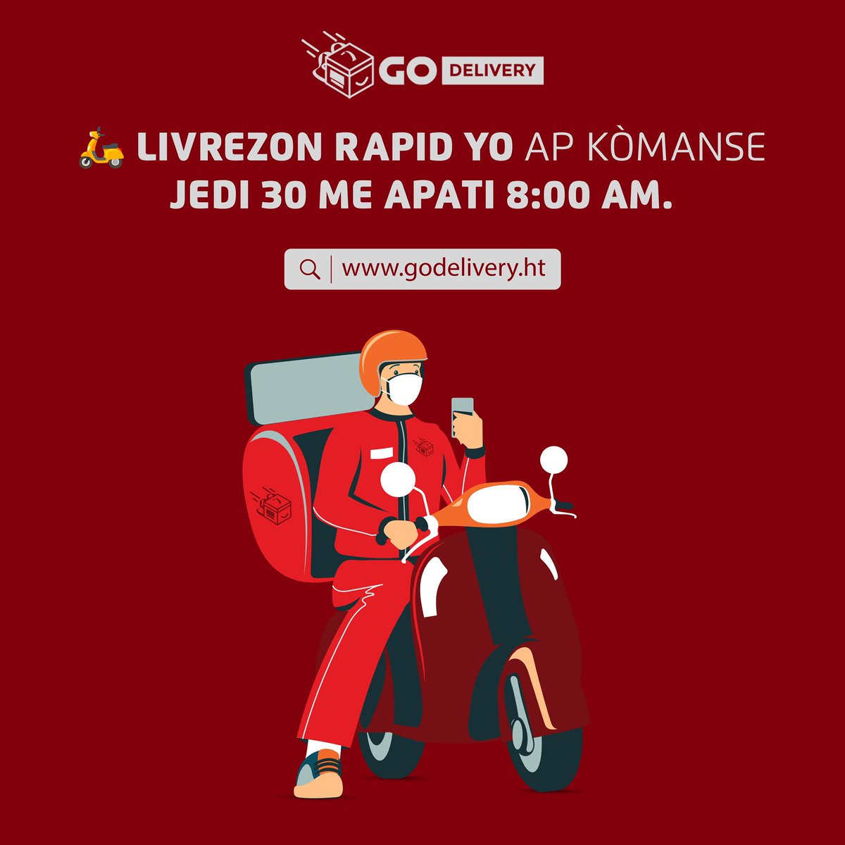g0delivery's tweet photo. Men kèk mizajou enpòtan konsènan sèvis livrezon nou yo https://t.co/QoDcb4lgtE