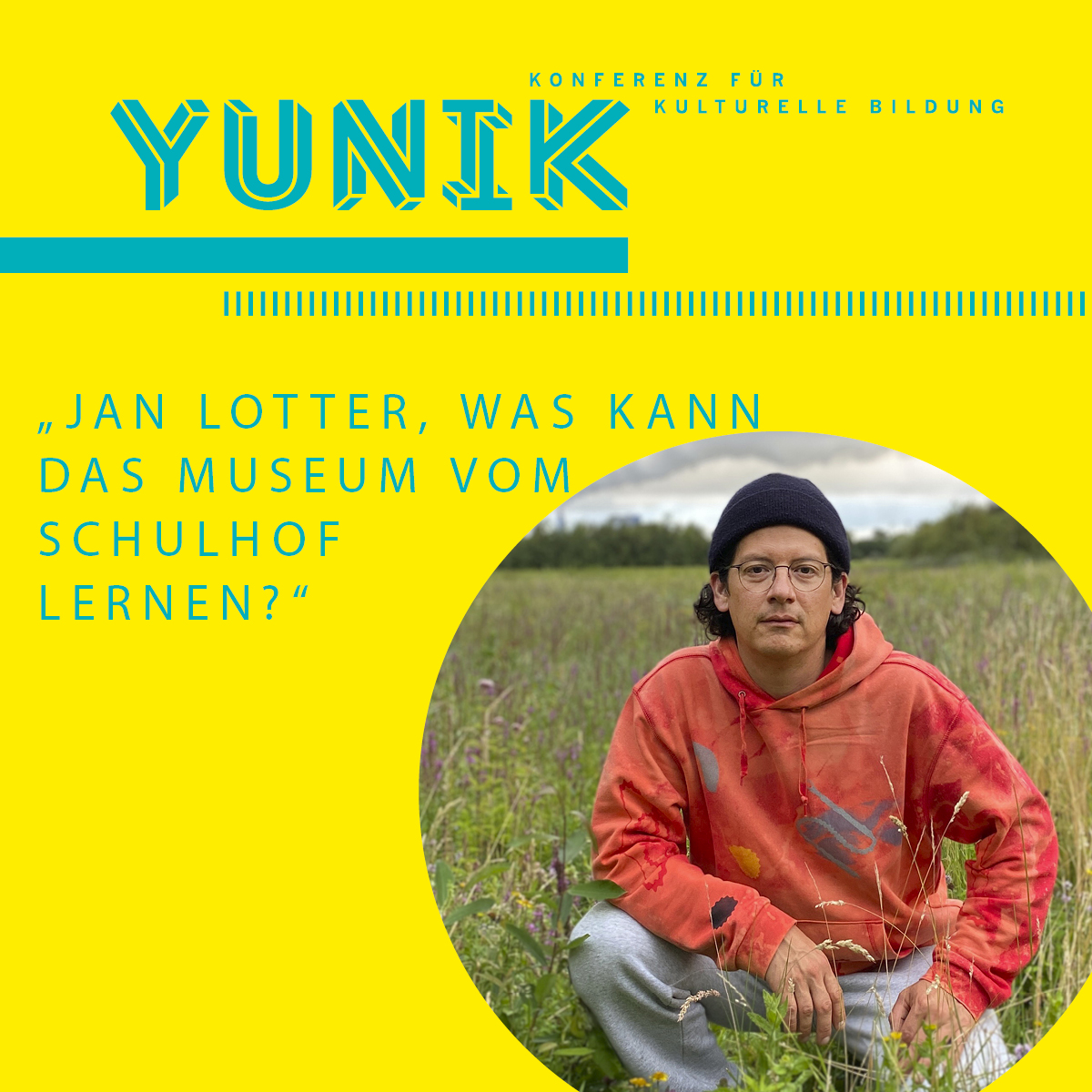 🔴 Livestream
Heute ab 9 Uhr bei #Yunikkonferenz: der Künstler Jan Lotter ➡️ Zum Stream: youtube.com/live/7mMa-a-hS… <a href="/bpb_de/">bpb.de</a> <a href="/kulturstiftung/">Kulturstiftung</a>