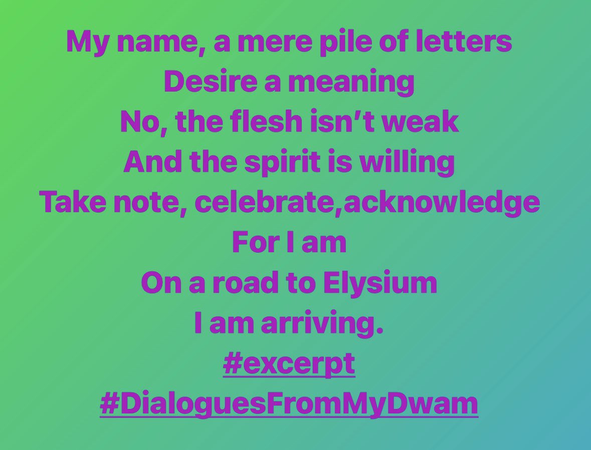 Get your copy of my book of poems ‘DIALOGUES FROM MY DWAM’ amzn.in/d/hyo6WzK notionpress.com/read/dialogues… dl.flipkart.com/dl/dialogues-m…
