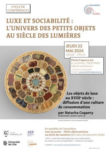 It’s today at 6 PM (Paris) on Zoom <a href="/museecognacqjay/">Musée Cognacq-Jay</a> ! All details and link available on our dedicated webpage: gis-sociabilites.org/gis-talk-les-o…