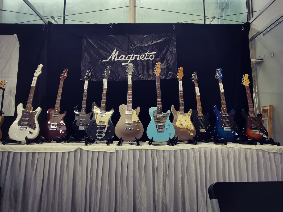 Magnetoguitars's tweet photo. If ever you happen to be round the corner... We are ready to rock, please come and visit us at the Guangzhou Fair, booth Nr 13.1K02

#musicshow #guitars #guitarsofinstagram #electricguitar #magnetoguitars https://t.co/R1Al3IlYRp