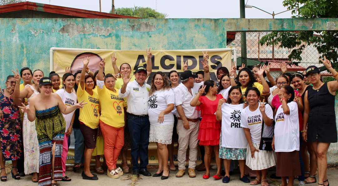 En los distritos 5, 6, 9 y 10 del centro, los amigos, simpatizantes, militantes y ciudadanos en general se mantienen firmes.👍🏼