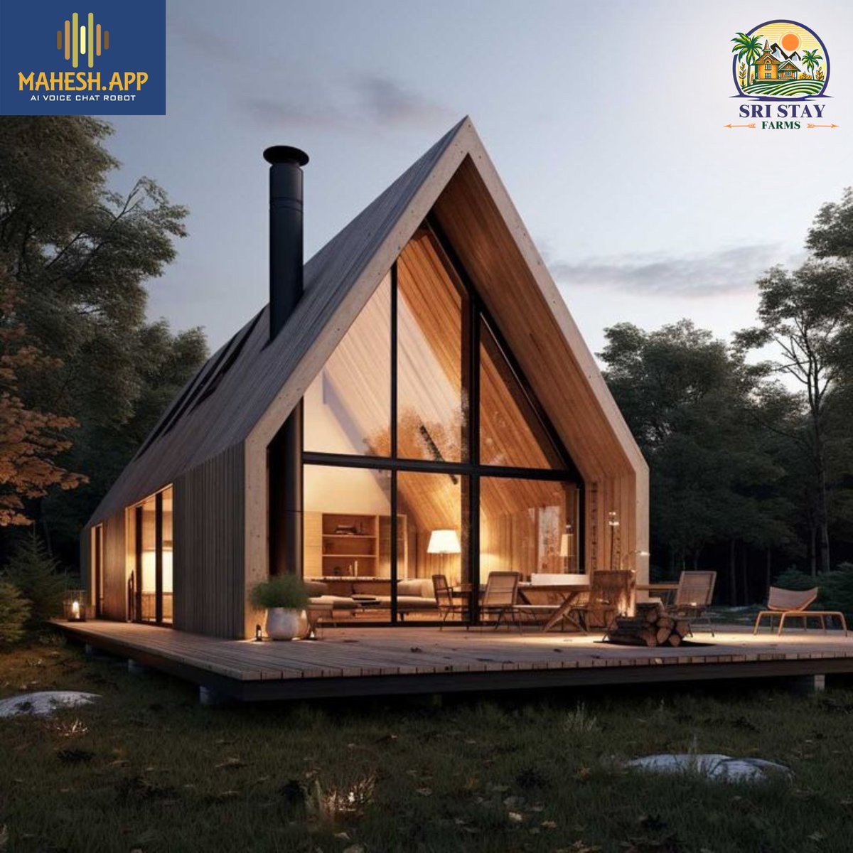 Experience the elegance of modern wooden homes at Sri Stay Farms. Sustainable living at its finest. 🌿✨ #SriStayFarms #SustainableLiving #WoodenHomes #ModernLiving #EcoFriendly #GreenLiving #NatureInspired #EcoHomes #SustainableDesign #RenewableEnergy #NetZero