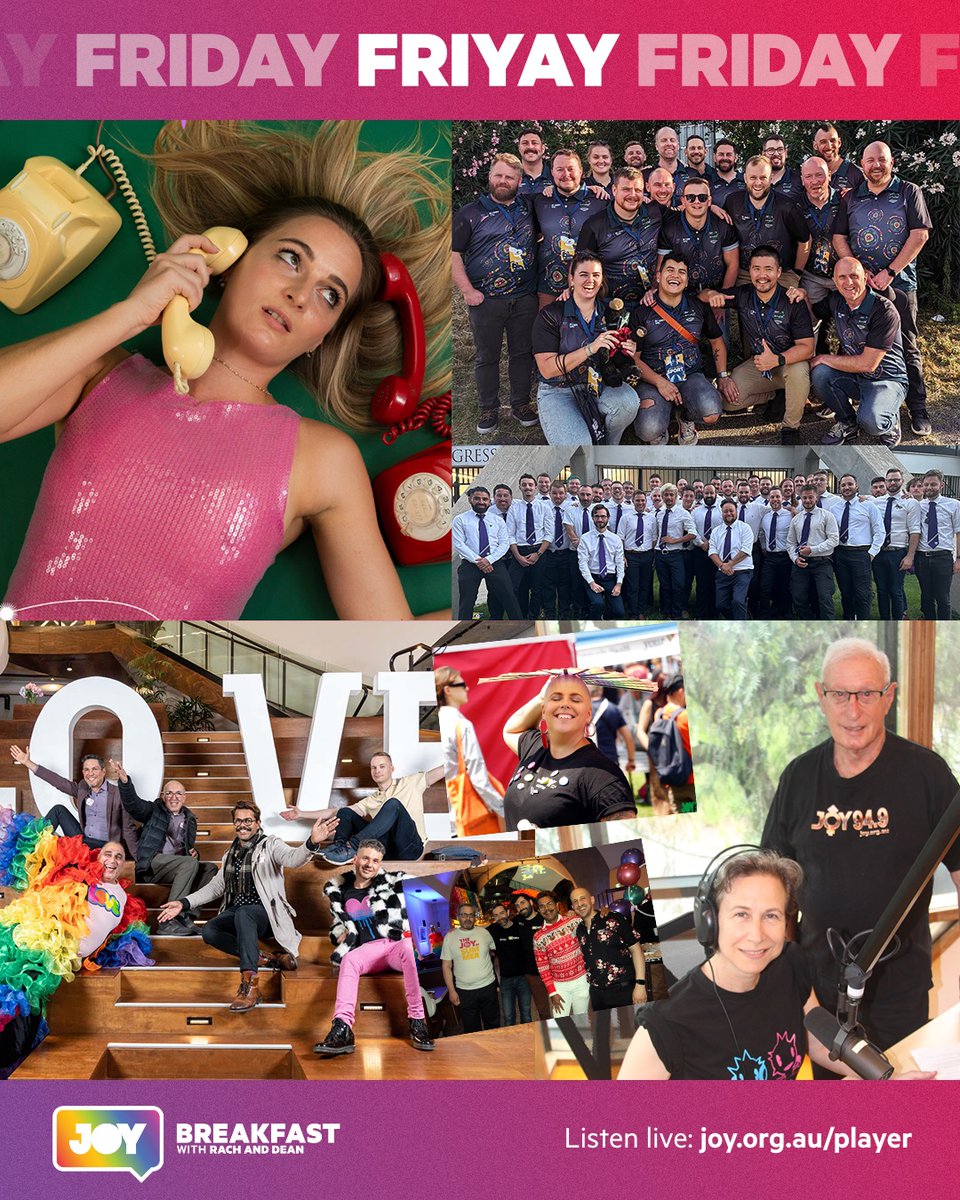 FriYAY morning on @JOY949  another MAJOR Radiothon prize announcement,  the Aussie inclusive rugby clubs  first day of @binghamcup  in Rome, our community volunteers & NORA shares her new track.

All this and more from 7-9am
#JOYBreakfast
#JOY30