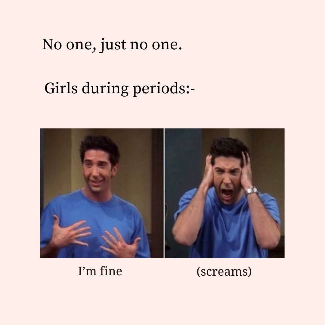 Different moods during periods!

#periods #menstruation #periodproblems #period #menstruationmatters #periodpositive #menstrualcycle #womenshealth #periodcramps #menstrualhealth #menstrualcup #women #periodsbelike #periodtalk #periodpower #pms #menstrualhygiene #periodstories