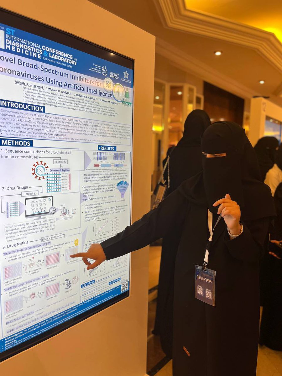 Aishah_Ghazwani's tweet photo. جانب من مشاركتنا في المؤتمر الدولي الأول للتشخيص والطب المخبري لـ #تجمع_مكة_المكرمة_الصحي @Anwar_Hashem @ab_wesam @AB_Algaissi @VIU_kfmrc
#موتمر_دولي_الاول_لطب_المخبري
#SSLM2024 https://t.co/RgA2hy7K7b