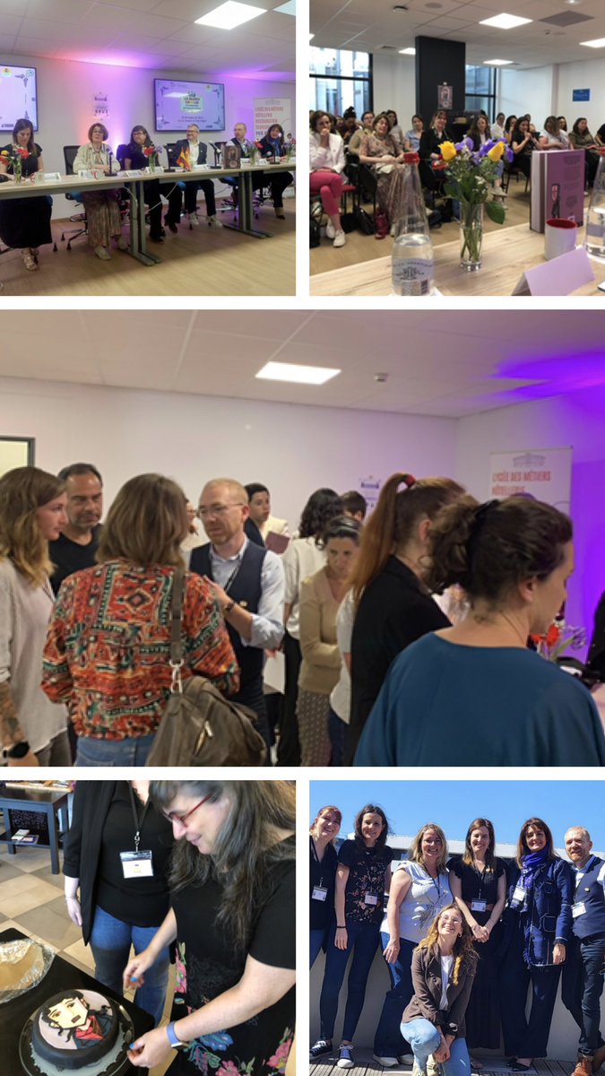 Beaucoup d’🥹 lors de la présentation du projet ❤️‍🩹💛💜 du <a href="/groupe_ac/">Groupe Numérique Disciplinaire Espagnol Ac-Nice</a> puis de la table ronde avec @CrisDuranLaGRUA <a href="/albrios/">Alberto de los Ríos</a> #LucasMerlos et 🖥 <a href="/paco_roca/">Paco Roca</a> <a href="/rterrasa/">Rodrigo Terrasa</a>  #MiguelAGinerBou
Un grand 🙏 aux participants, à <a href="/ruth_wendling/">Michèle-Ruth Wendling</a> et à l’#EAFC_Nice @cbf0683
🔗dgxy.link/8Aqtd
