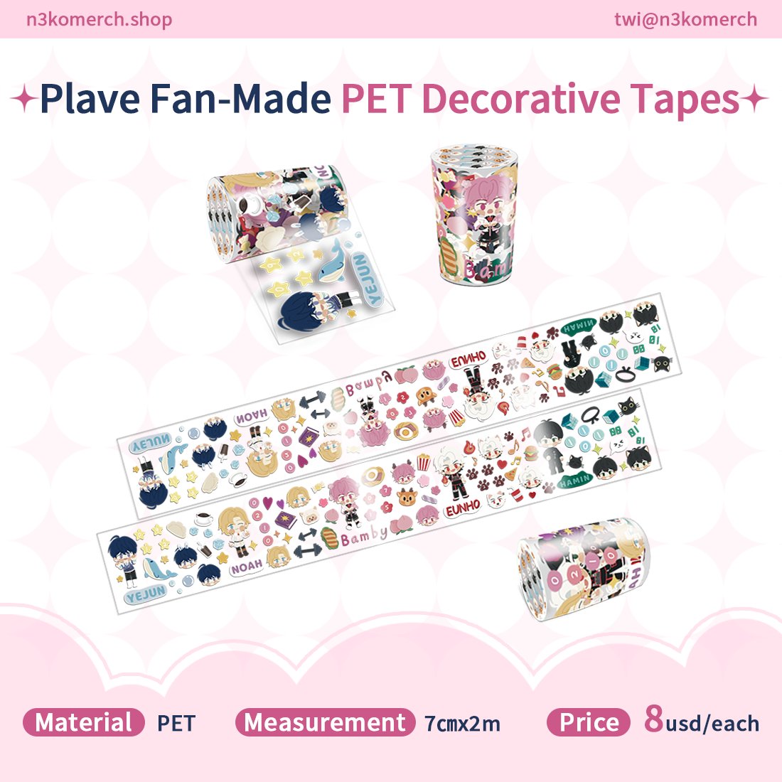 PLAVE Fan-Merch coming soon + Giveaway
🚚Ship world-wide
📦In-stock
📅28th May 2024
🛒n3komerch.shop

Like❤️RT🔁 We will pick 1 winner🎉 to giveaway one of each merch below ↓
🏆Free Shipping fees for winner
🏆Winner will be pick on 30th May 2024