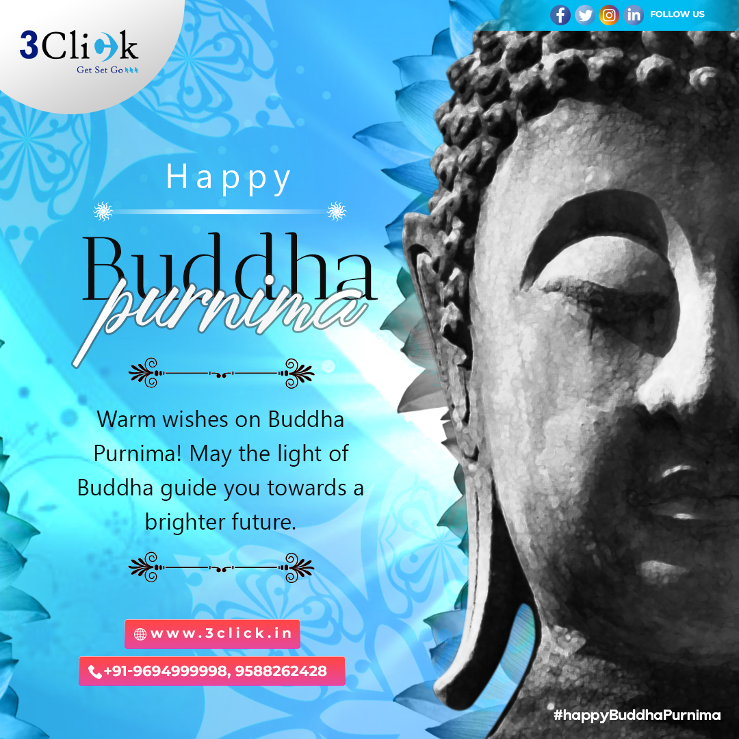3clickSoftwares's tweet image. On this special day, may you let go of negativity and find inner peace and happiness. Best wishes to you and your family.
#BuddhaPurnima #EnlightenmentPath #nature #buddhist #peace #buddhism #dharma #spiritual #gautambuddha #HappyBuddhaPurnima