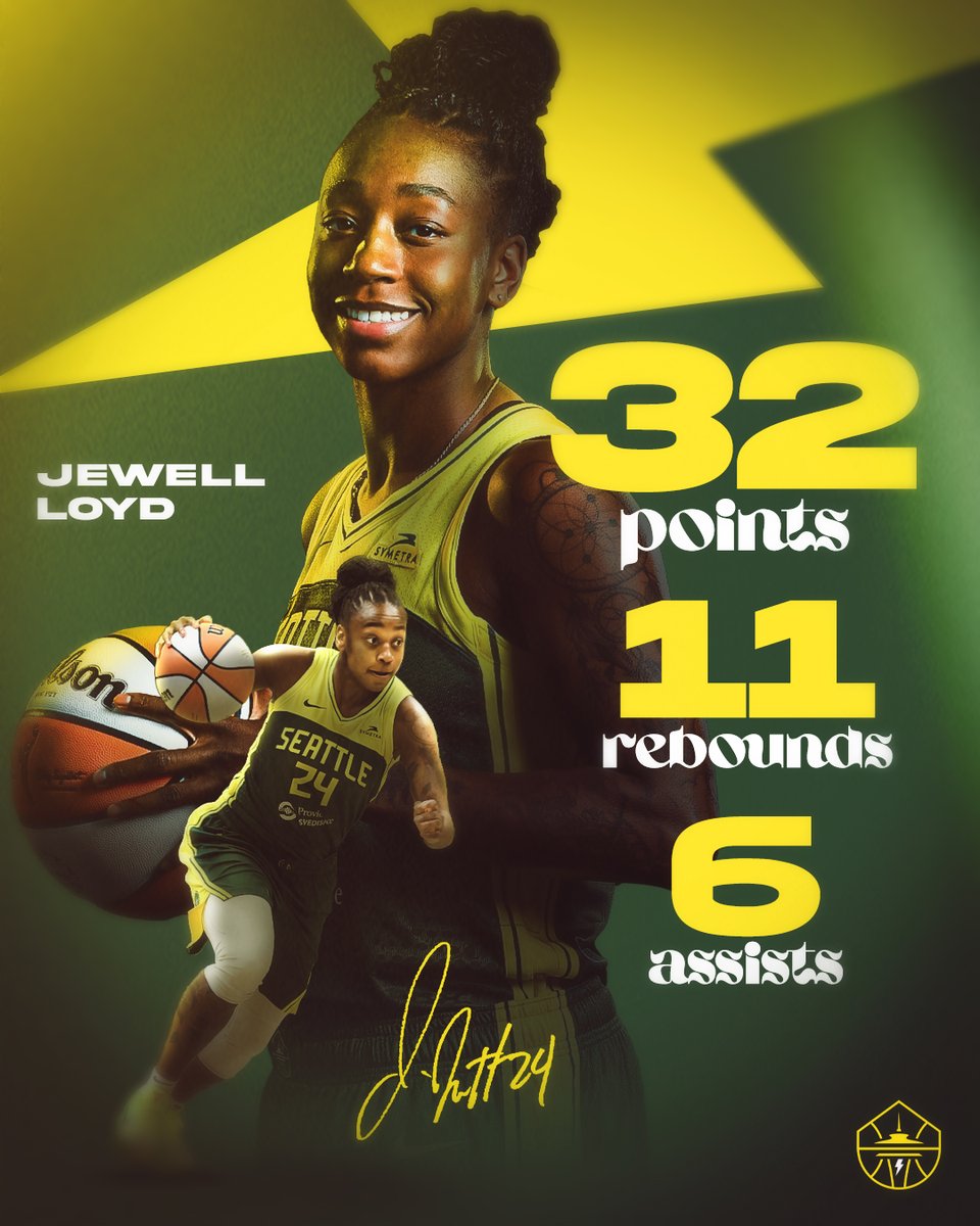 seattlestorm's tweet photo. Gold Mamba put on a show 🐍🤩 https://t.co/ZMTvlM4Gxi