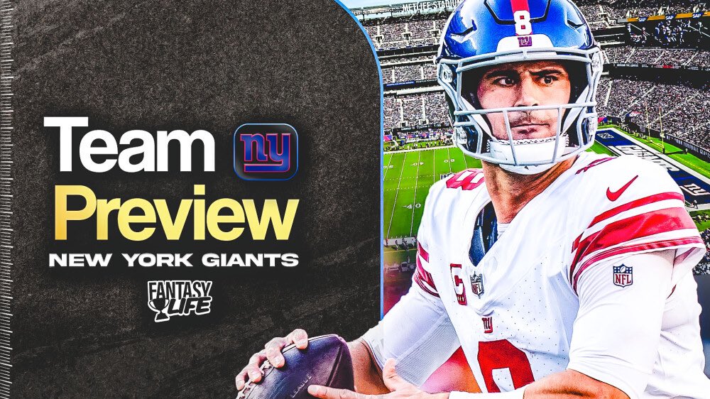 New York Giants team preview! -Drew Lock QB1 would be pretty fun for better and (mostly) worse -Devin Singletary is THE zero-RB of 2024 -Malik Nabers … DOG — and 150+ targets are possible -Theo Johnson propaganda -UNDER 6.5 wins ✍️ fantasylife.com/articles/redra…