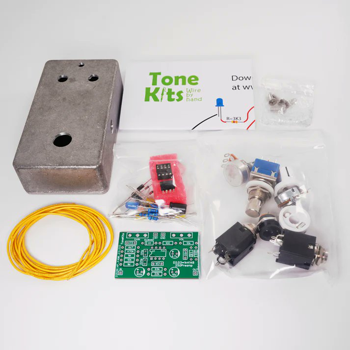 『Pedal Tank / 250 Preamp Kit』

伝説的なギアとして知られるクラシックオーバードライブをもとにしたペダルを自作できるキットです！
マイルドなブーストから強力な歪みまで、幅広く飽和したオーバードライブトーンを作ることができます⚡️

詳細はこちら▼
ninevolt.jp/products/pedal…