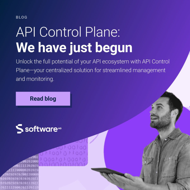 Learn how webMethods.io API Control Plane empowers you with complete governance of your APIs – across all runtimes – from a single pane of glass. Read blog: bit.ly/3QMTT2o #apimanagement #webmethods #digitaltransformation bit.ly/4bRPlzB