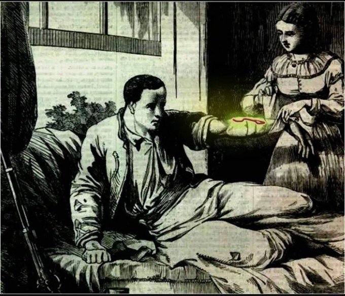 One of the enduring mysteries of the American Civil War was a little-known phenomenon referred to at the time as Angel’s Glow.  The soldiers who lay in the mud for two rainy days during the Battle of Shiloh had wounds that began to glow in the dark.  

Doctors at the time noted