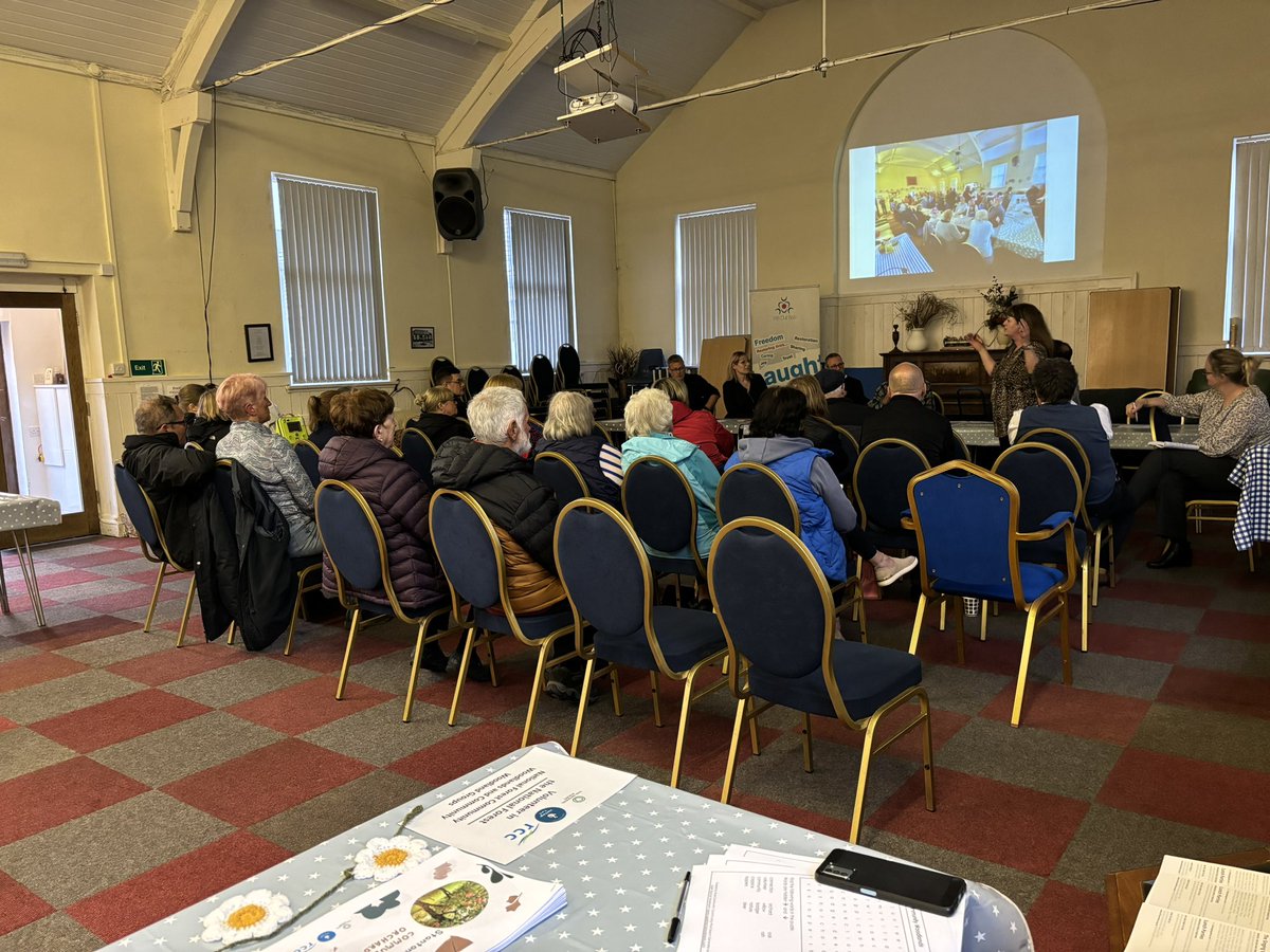 YourRCC's tweet image. Thanks to Stanton Under Bardon PC and local residents for having us join in their Annual Parish Meeting chatting about creation of a new community orchard. Lots of good feedback and willing volunteers! #NFCommunityWoodlands #NFCW #CommunityWoodlands
