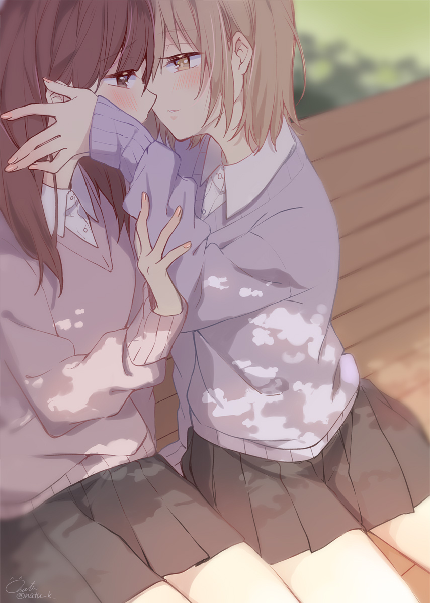 したり、しなかったり
#百合 #キスの日 
