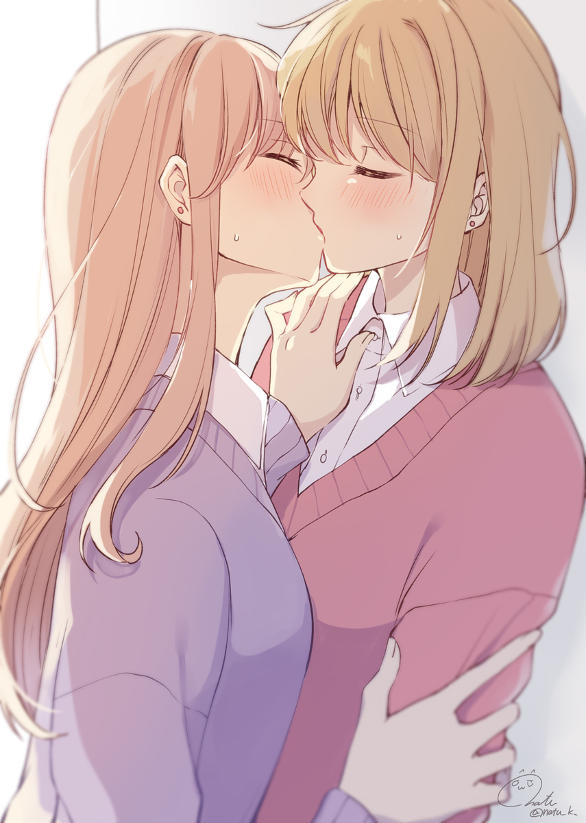 したり、しなかったり
#百合 #キスの日 